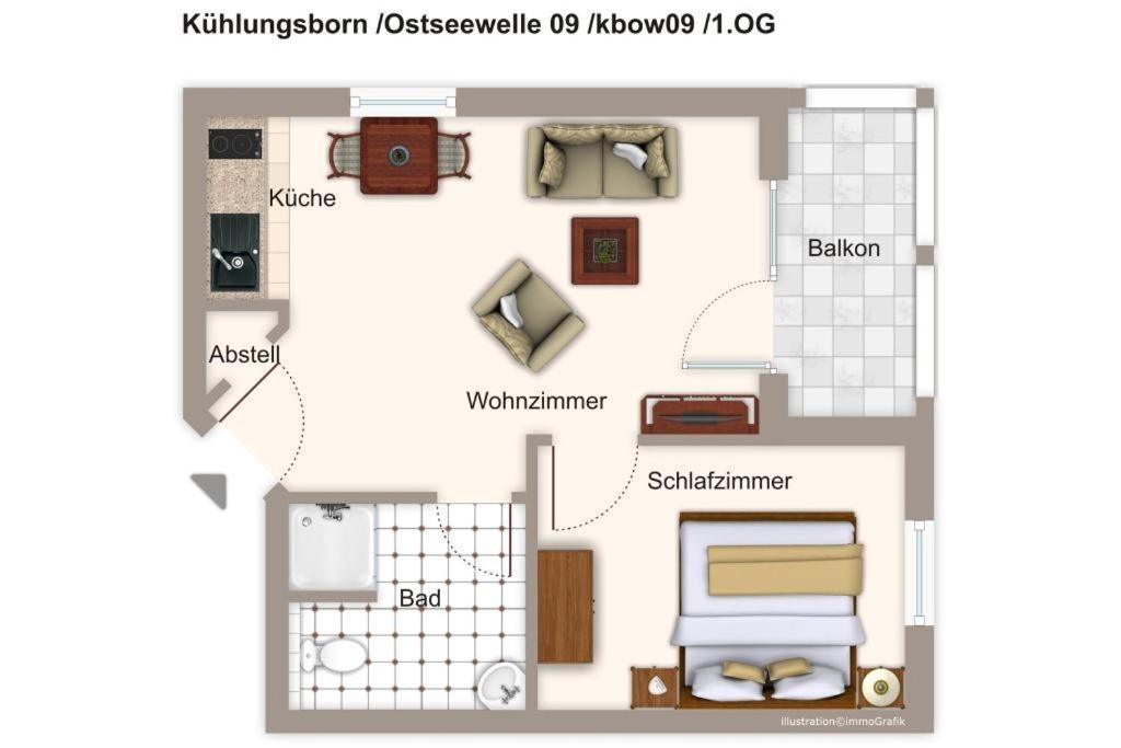 Ostseewelle Ostseewelle 009 Kuehlungsborn Luaran gambar